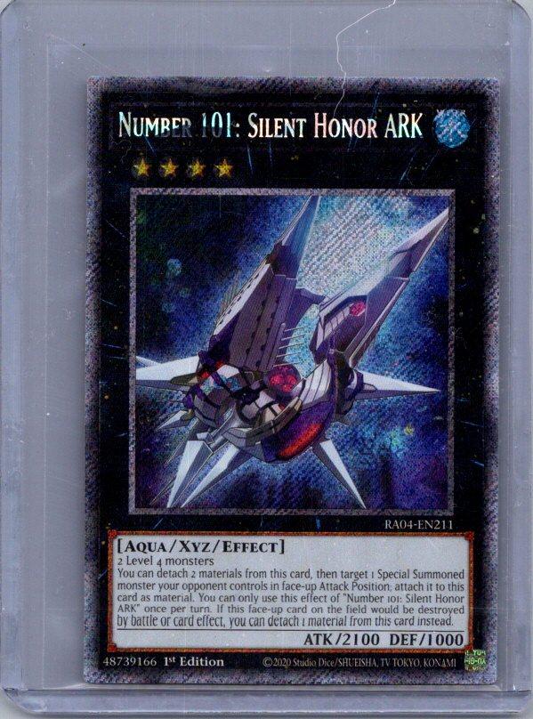 Number 101: Silent Honor ARK - Wing Raiders WIRA-EN047 front scan